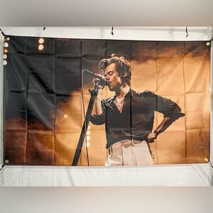 Harry Styles Singing Banner/Flag 5x3Ft